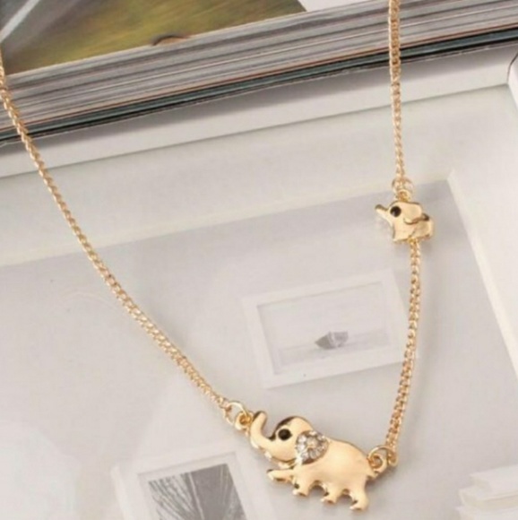 Jewelry - 50% OFF ⚡️ Elegant Gold Elephant Necklace